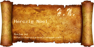 Herczig Noel névjegykártya